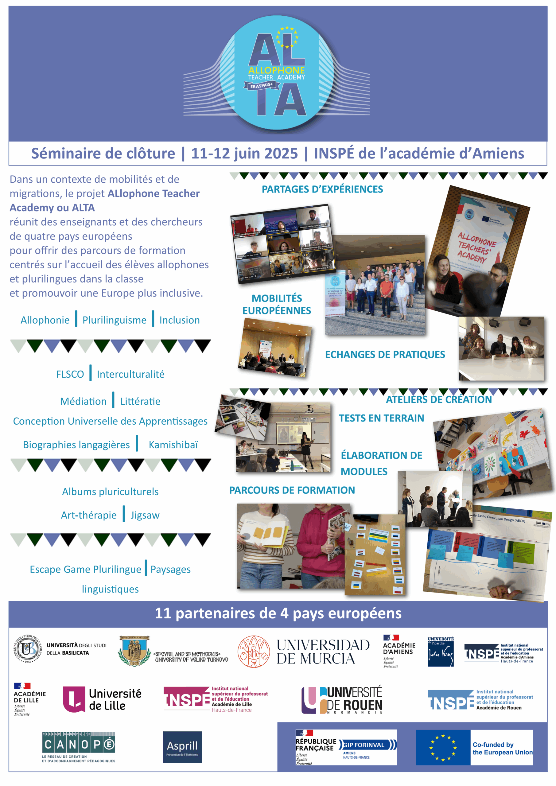 Séminaire de dissémination à la Citadelle d’Amiens (11-12 juin 2025)